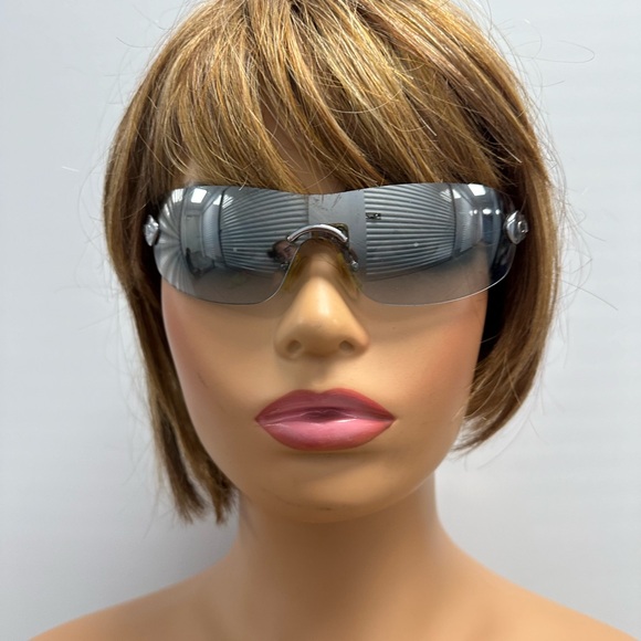 - Vintage Y2k Christian Dior Galliano Era Oversized Wrap Sunglasses 56y ab… - Picture 1 of 6